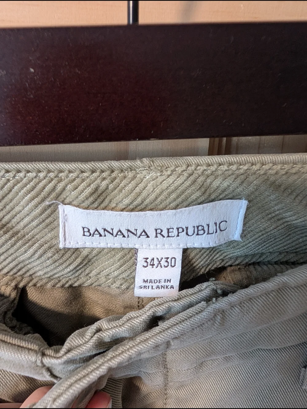 Banana Republic Olive Green Men's Chino Pants